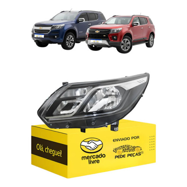 Farol Sinaleira Trailblazer 2017 2018 19 20 A 2024 C/led Le Esquerdo/motorista