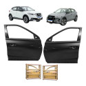 Par Porta Dianteira Kicks 2017 2018 19 20 21 22 2023 A 2025 Dianteira Ambos Preto