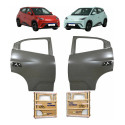 Par Porta Traseira Byd Dolphin Mini Ev Gs 2024 2025 2026 Traseira Ambos Os Lados Cinza