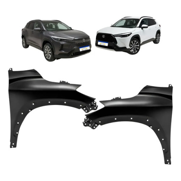 Paralama Toyota Corolla Cross 2022 2023 2024 2025 2026 Preto