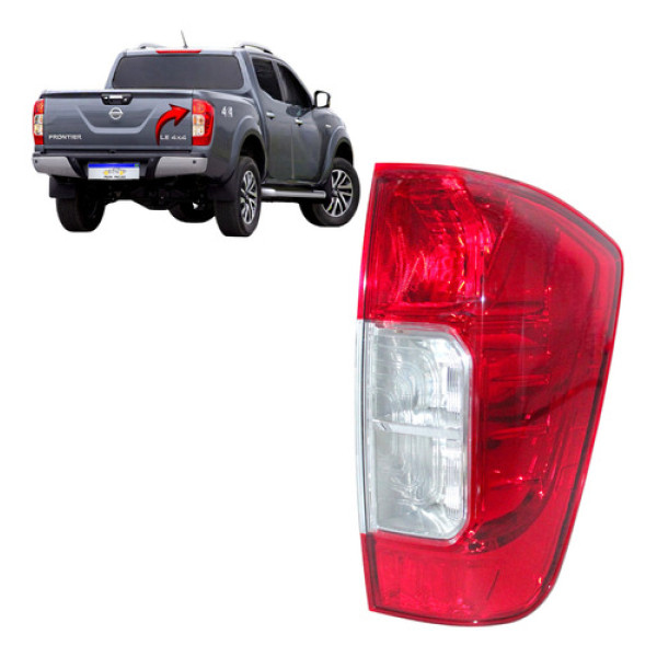 Lanterna Nissan Frontier 2017 2018 2019 2020 2021 Novo L.d Direito/passageiro Vermelho