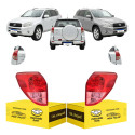 Par Lanterna Sinaleira Toyota Rav4 2006 07 2008 C/led Ambos Lados Rosa