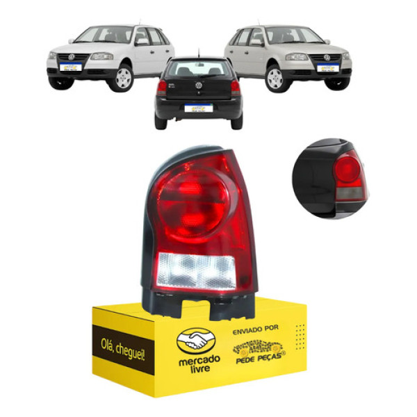 Lanterna Traseira Direita Vw Gol G4 2006 2007 08 09 10 2011 Direito/passageiro