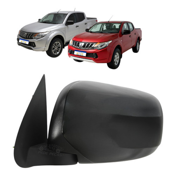 Retrovisor Le Mitsubishi Triton 2016 2017 A 2022 Manual  Esquerdo