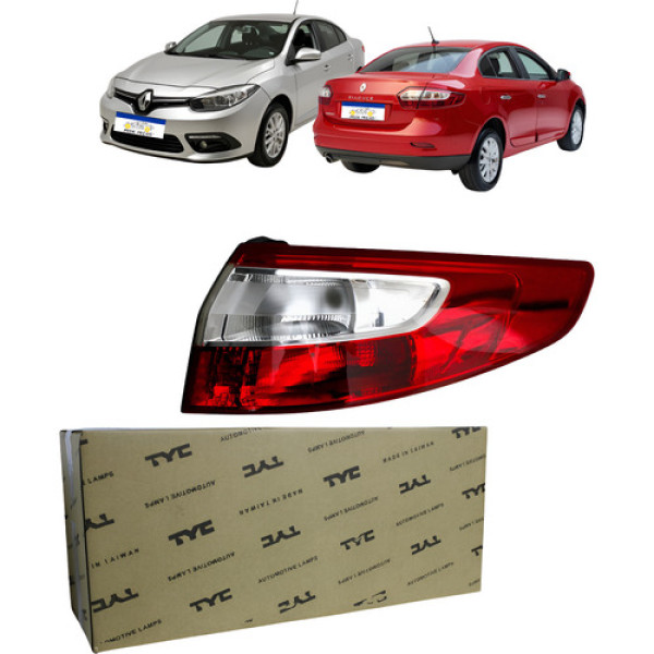 Sinaleira Traseira Canto Renault Fluence 2011 A 2016 S/led