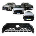 Grade Radiador Toyota Corolla Cross Friso Preto 2022 A 2024 Preto Friso Preto