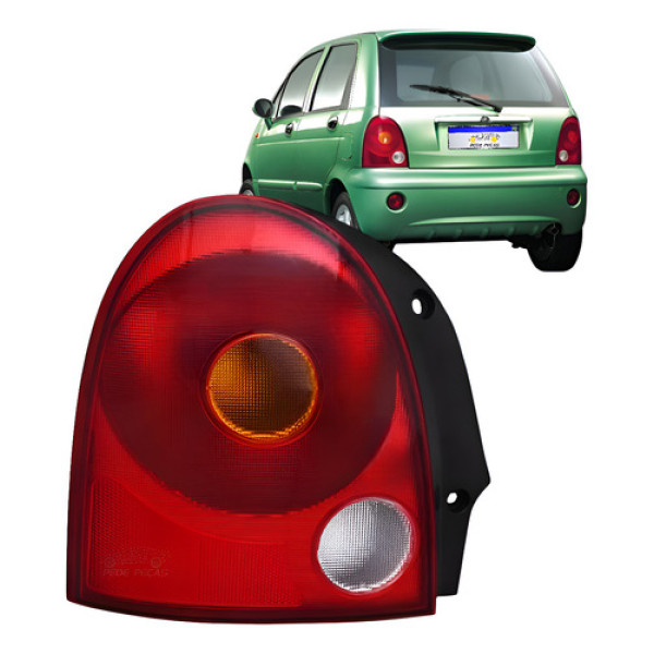 Lanterna Chery Qq 2011 2012 2013 2014 2015 Nova Le Esquerdo/motorista Vermelho