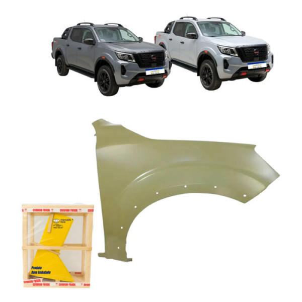 Paralama Nissan Frontier 2022 A 2025 Pro4x C/f Moldura Novo