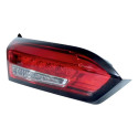 Kit Lanterna Canto Tampa Cronos 2018 A 2025 Esquerdo C/led Esquerdo/motorista Vermelho