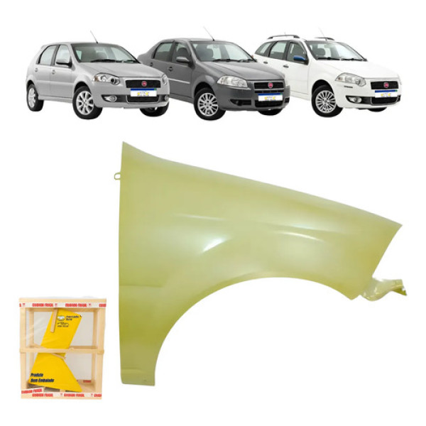 Paralama Fiat Palio 2010 A 2012 Siena 2009 A 2016 Novo Ld