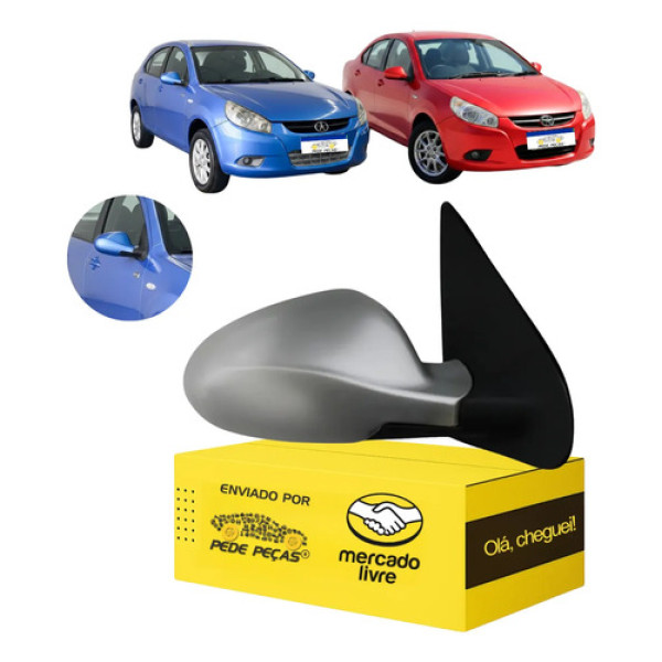 Retrovisor Elétrico Jac J3 S 2008 A 2011 C/aquecimento Ld