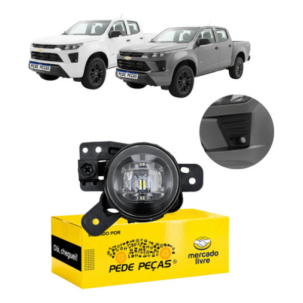 Farol Milha Gm S10 High Country Ltz Wt Z71 Novo 2025 2026 Le Cristal