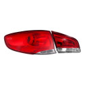 Jogo Lanterna Tampa + Canto Fiat Siena 2008 2009 2010 A 2016 Ambos Lados Vermelho