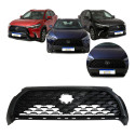 Grade Radiador Corolla Cross Moldura Preta 2022 2023 2024 Preto Moldura Preta