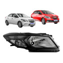Farol Onix Prisma Lt Ltz Joy Mascara Negra 2013 2014 A 2019