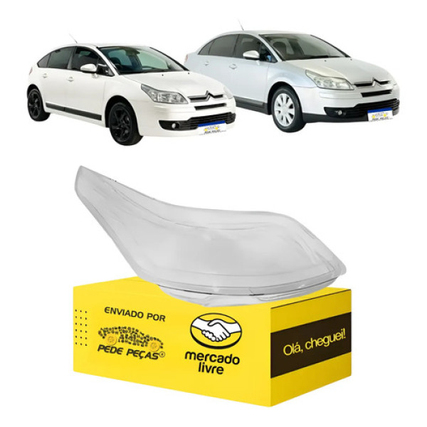 Lente Farol Citroen C4 Pallas 2007 2008 2009 2010 A 2013 Ld