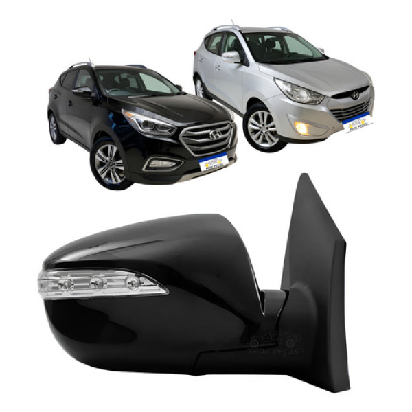 Retrovisor Ix35 2010 2011 A 2014 Elétrico  C/ Pisca