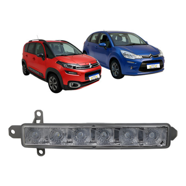 Daylight Citroen Aircross 2013 A 2021 C3 2016 A 2021 Ld Led Cristal Direito/passageiro