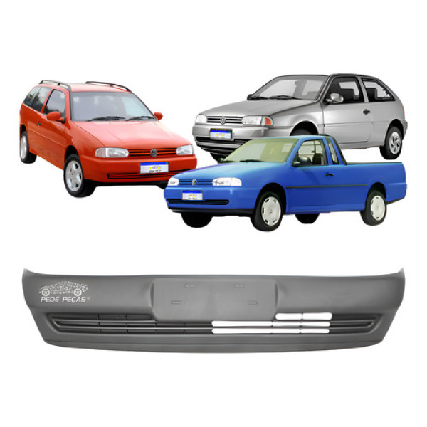 Parachoque Vw G2 Gol Parati Saveiro 1995 1996 1997 98 A 2001 Preto
