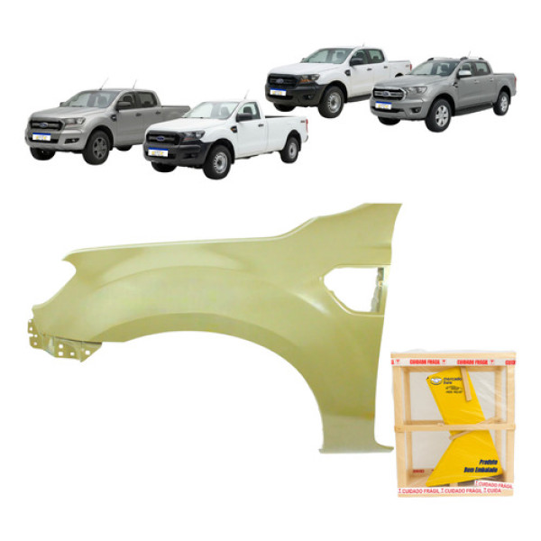 Paralama Ford Ranger 2017 2018 2019 2020 2021 Lado Esquerdo