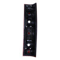 Lanterna Traseira Iveco Daily 2008 09 10 11 12 13 A 2020 Le Esquerdo/motorista Vermelho Cristal
