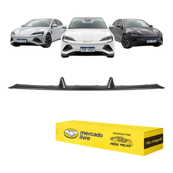 Aplique Saia Parachoque Dianteiro Inf Byd Seal 2023 A 2027 Preto