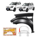 Paralama Kia Soul 2009 2010 2011 2012 2013 2014 Novo