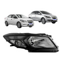 Par Onix Prisma Lt Ltz Joy Mascara Negra 2013 2014 A 2019 Ambos Lados