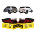 Par Lanterna Sinaleira Byd Song Plus 2023 2024 2025 Led Nova Ambos Lados Vermelho