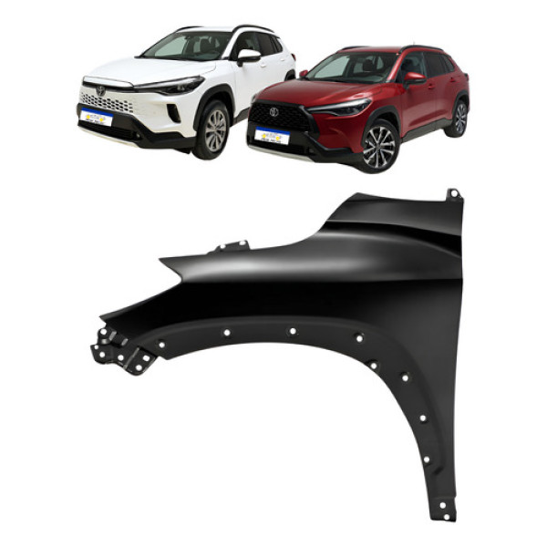 Paralama Toyota Corolla Cross 2022 2023 2024 A 2026 Le Preto Esquerdo