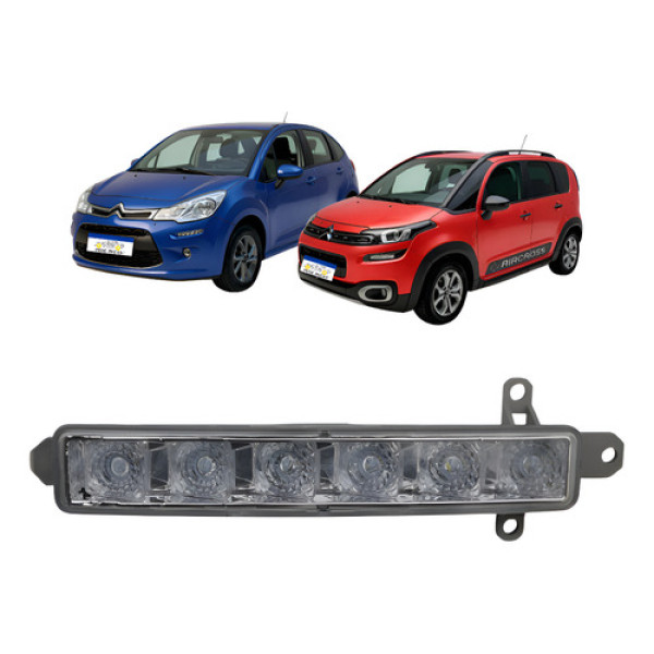 Daylight Citroen Aircross 2013 A 2021 C3 2016 A 2021 Le Led Cristal Esquerdo/motorista