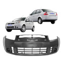 Parachoque Dianteiro Ford Fiesta 2008 2009 2010 Novo Preto