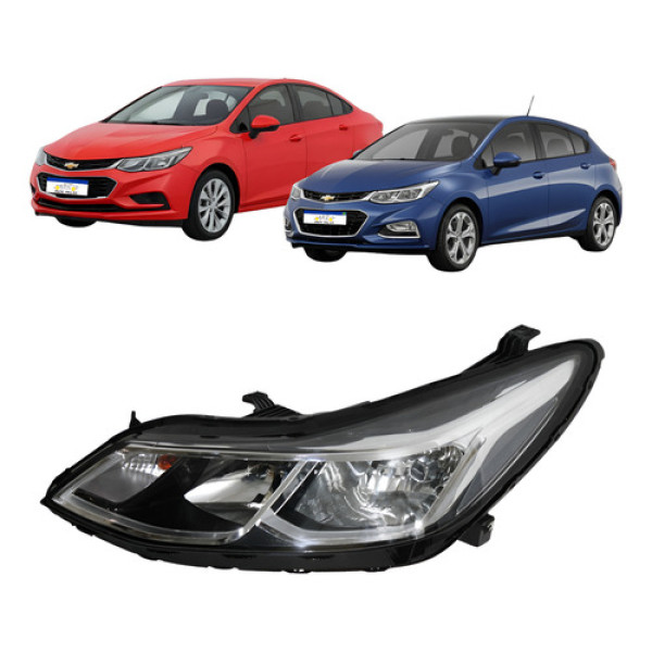 Farol Esquerdo Cruze 2017 2018 2019 2020 2021 2022 2023 Lt Esquerdo/motorista