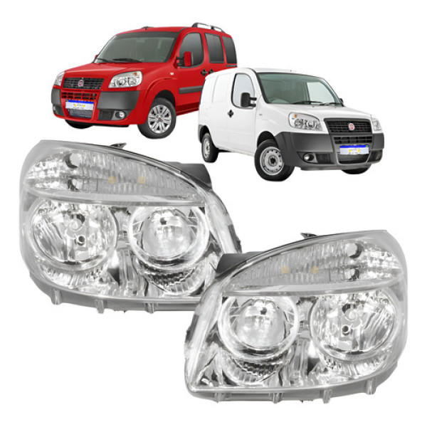 Farol Fiat Doblo 2010 2011 2012 2013 2014 2015 2016 A 21
