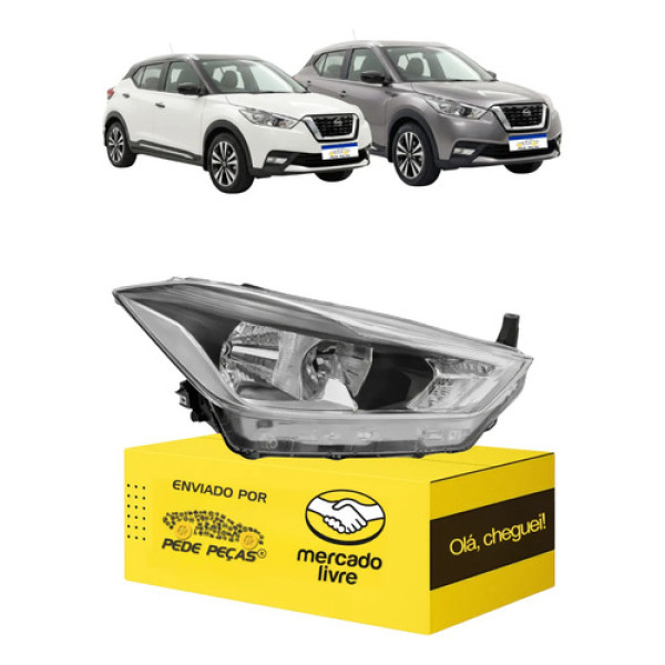 Farol Sinaleira Nissan Kicks 2017 A 2021 Elétrico S/led Ld Direito/passageiro