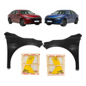 Par Paralama Byd King 2024 2025 2026 2027 Preto Novo