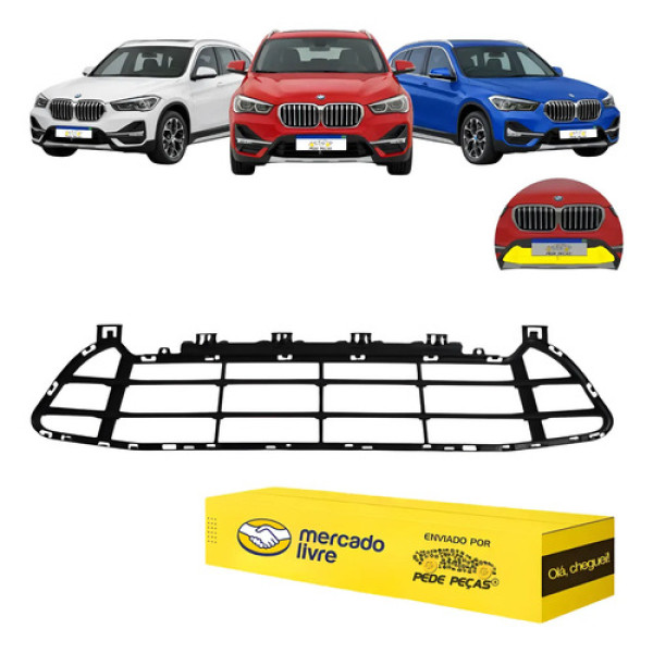 Grade Inferior Bmw X1 Gp Plus 2020 21 2022 Nova Preto Fosco