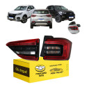 Par Lanterna Chery Tiggo 5x 2023 2024 2025 2026 L.d Direito/passageiro Vermelho
