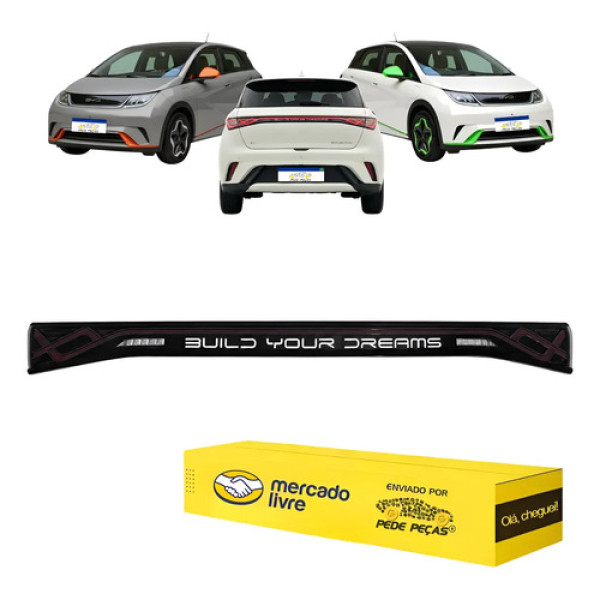 Sinaleira Traseira Central Byd Dolphin 2023 2024 2025 2026 Ambos Lados