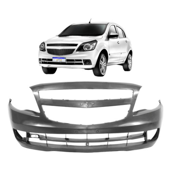 Parachoque Chevrolet Agile 2009 2010 2011 2012 2013 Novo Preto