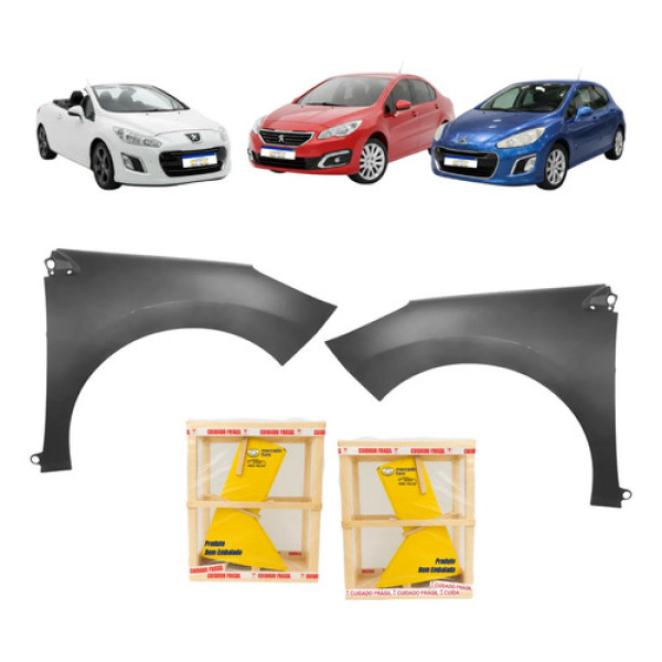 Par Paralama Peugeot 308/408 2013 14 15 16 17 18 2019