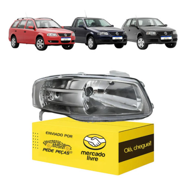 Farol Sinaleira Vw Gol Saveiro Parati 2006 A 2013 Cinza Ld Direito/passageiro