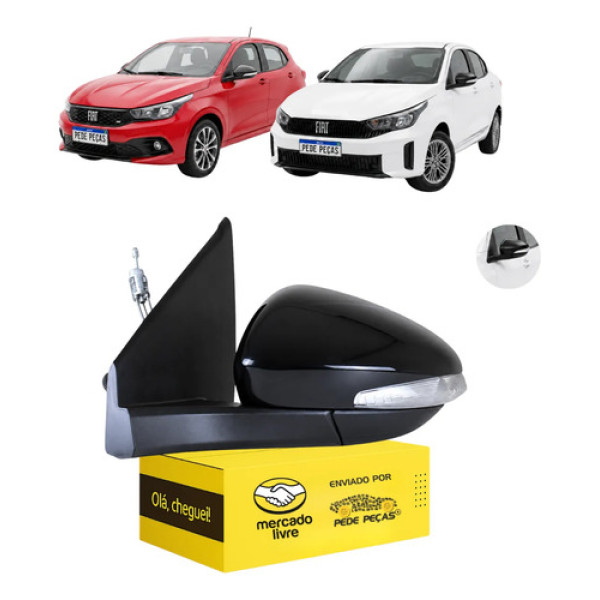 Retrovisor Fiat Argo Cronos 2023 A 2026 C/pisca Manual Le