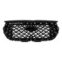 Grade Dianteira Com Defletor Chery Tiggo 3x Pro 2021 22 2023 Preto Brilhante