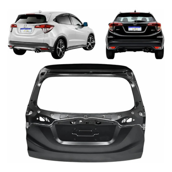 Tampa Traseira Porta Malas Honda Hrv 2015 2016 2017 A 2021 Preto