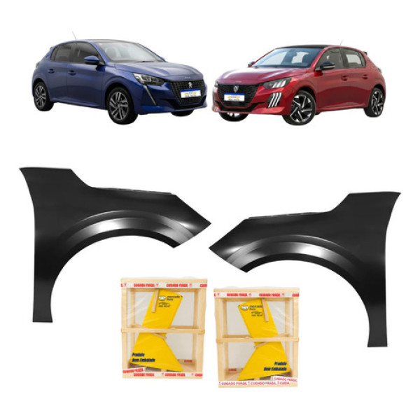 Par Paralama Peugeot 208 Like Active 2021 2022 2023 A 2026