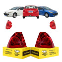 Par Lanterna Sinaleira Peugeot 307 Sedan 2007 08 09 A 2012 Ambos Lados Vermelho