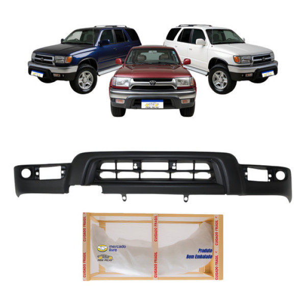 Spolier Parachoque Dianteiro Toyota Sw4 1999 2000 2001 2002 Preto