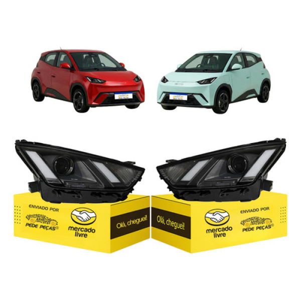 Par Farol Sinaleira Byd Dolphin Mini 2024 A 2026 Novo Ambos  Ambos Lados