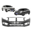 Parachoque Dianteiro Honda Civic G10 2017 2018 2019 Novo Preto